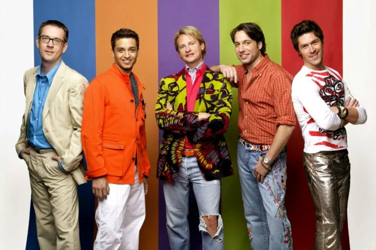 Ted Allen, Jai Rodriguez, Carson Kressley, Thom Filicia, and Kyan Douglas in "Queer Eye."