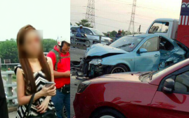#Malaysia: Woman Drives Against Traffic Flow; Kills Man