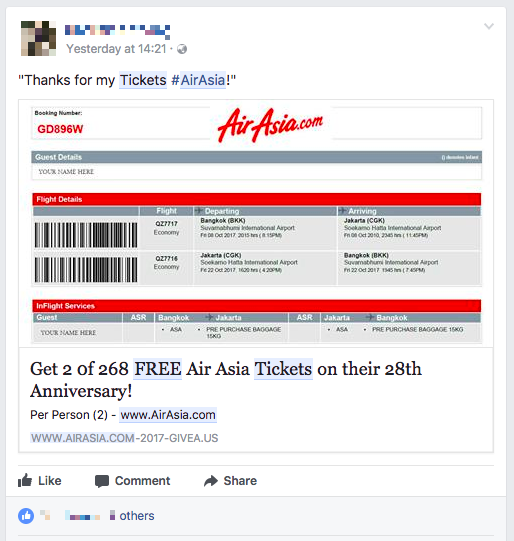 Air asia flight ticket price