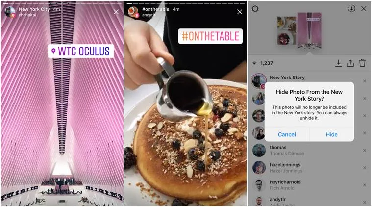 Location Hashtag Stories