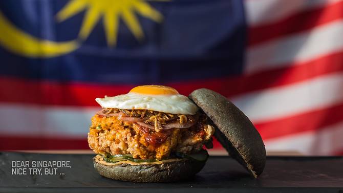 Nasi Lemak Burger