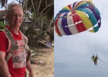 Aussie Tourist Parasailing