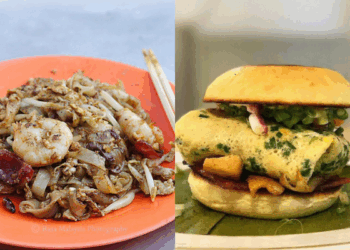 Char Kuey Teow Burger