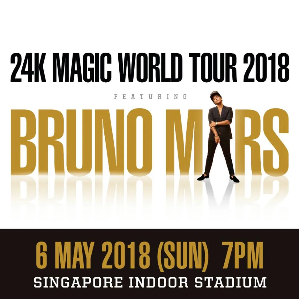 Bruno Mars Singapore