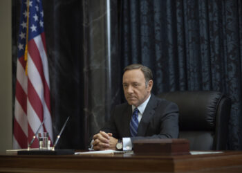 Kevin Spacey in season 2 of Netflix's "House of Cards." Photo credit: Nathaniel Bell for Netflix.