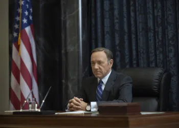 Kevin Spacey in season 2 of Netflix's "House of Cards." Photo credit: Nathaniel Bell for Netflix.