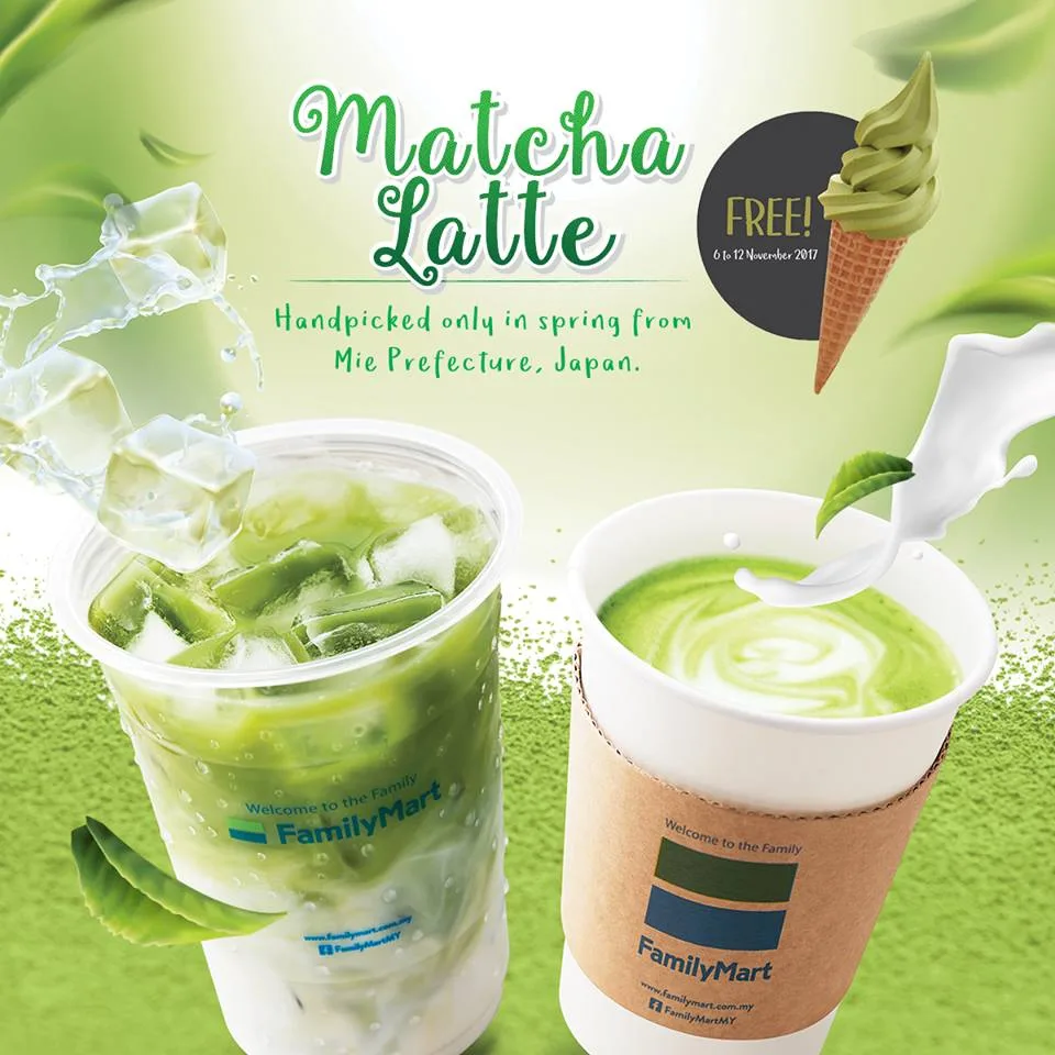 Matcha Latte FamilyMart 