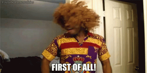 Image result for first of all gif