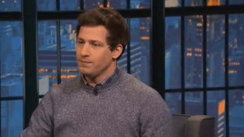 Image result for andy samberg gif