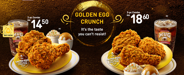 Kfc golden egg crunch