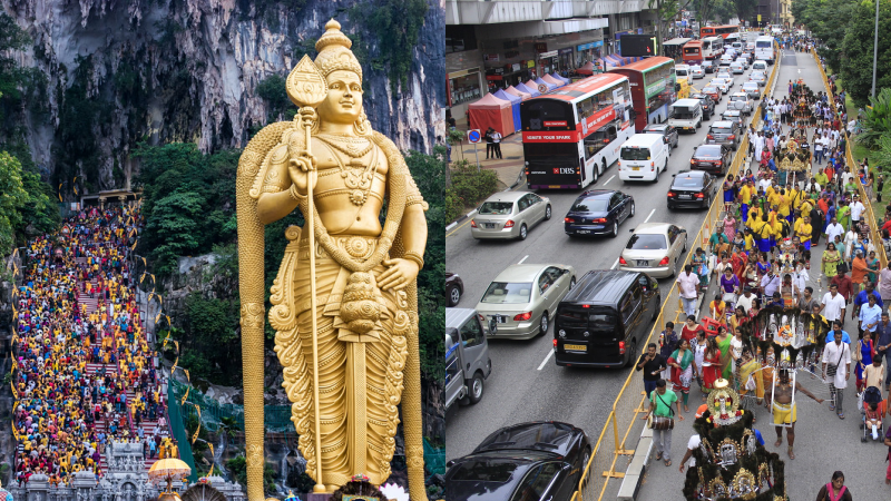 Thaipusam Road Closure