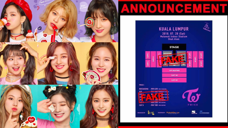 Beware Of Fake Ticketing Announcement For Twice S Malaysian Concert