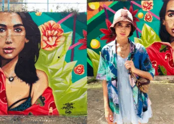 Dua Lipa Mural