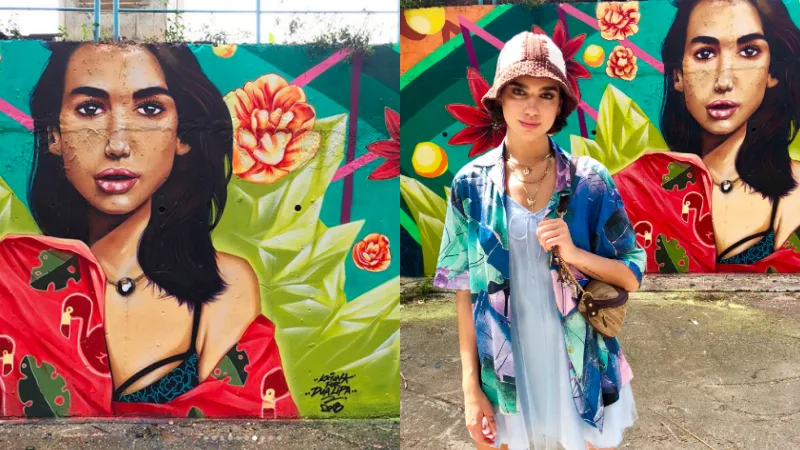 Dua Lipa Mural