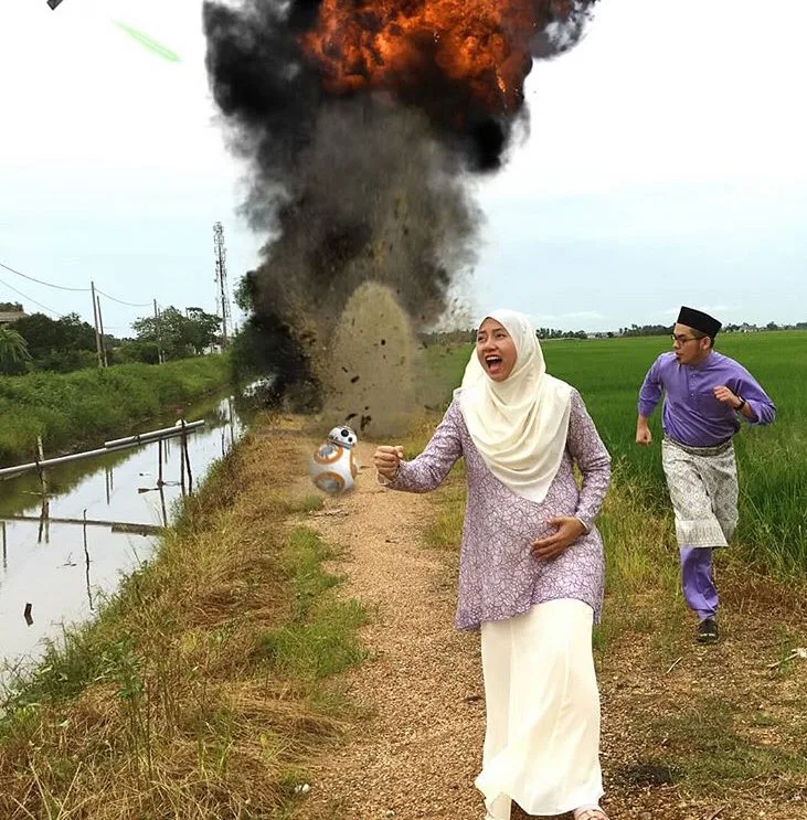 Movie-Themed Raya Photos