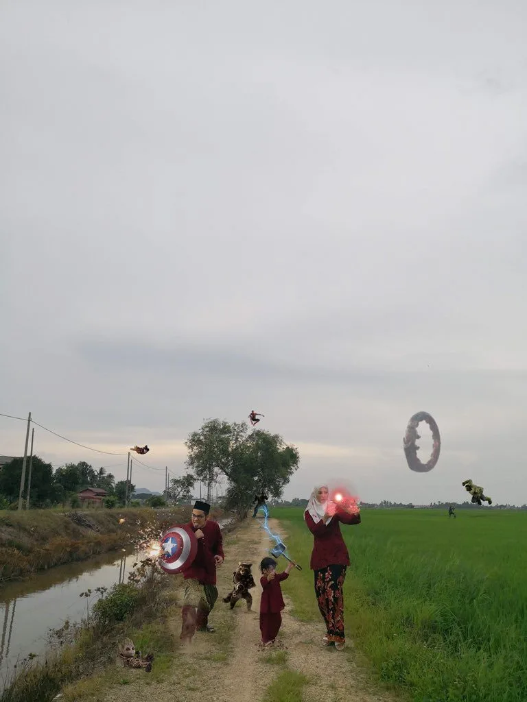Movie-Themed Raya Photos
