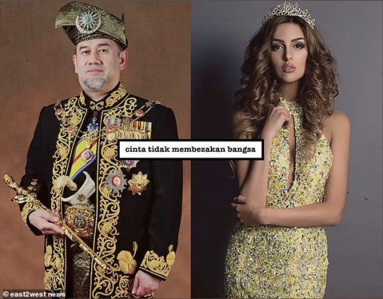 This Is How Former Miss Moscow Oksana Voevodina Met Malaysia's Agong ...