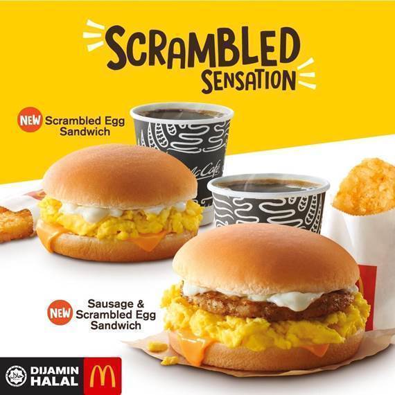Mcdonald S Malaysia Introduces New Scrambled Egg Sandwiches To Its Menu Hype Malaysia