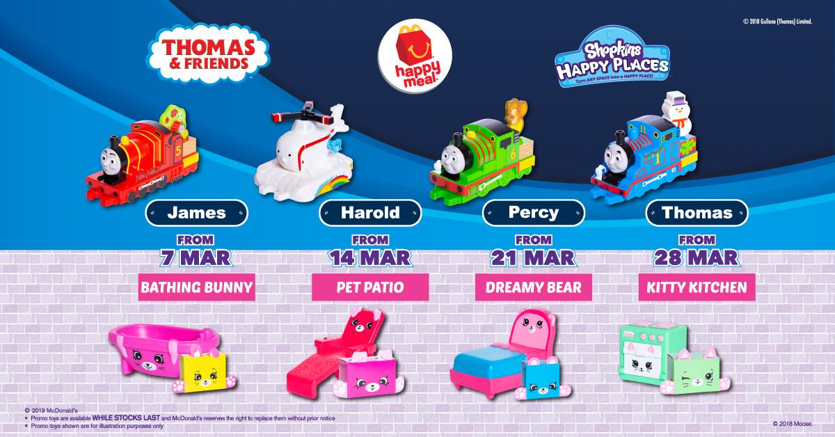 Mcdonald S Malaysia Brings Back Thomas Friends Shopkins Happy Meal Toys