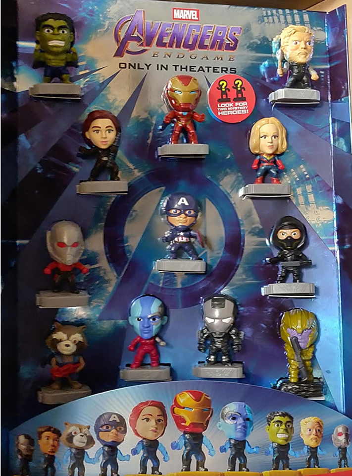 Avengers Assemble! Collect All Marvel Superhero Happy Meal