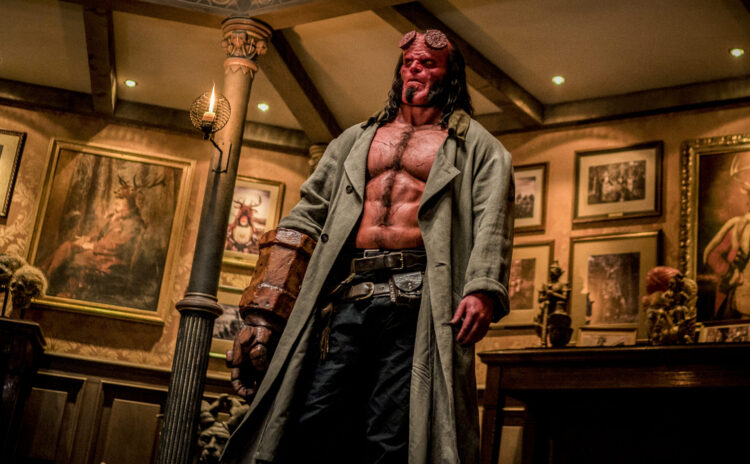 David Harbour stars as ‘Hellboy’ in HELLBOY.Photo Credit: Mark Rogers.