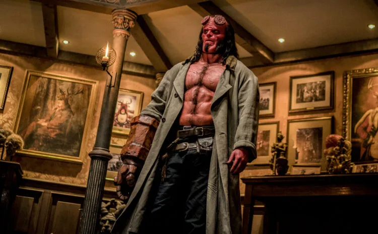 David Harbour stars as ‘Hellboy’ in HELLBOY.Photo Credit: Mark Rogers.