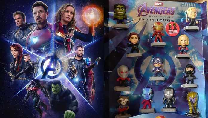 2019 McDonald’s Marvel Avengers Endgame Happy Meal Toys 