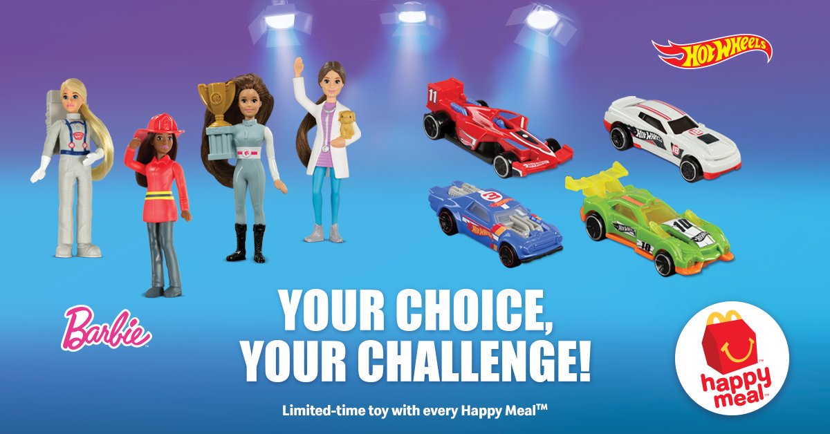 hot wheels happy meal toys