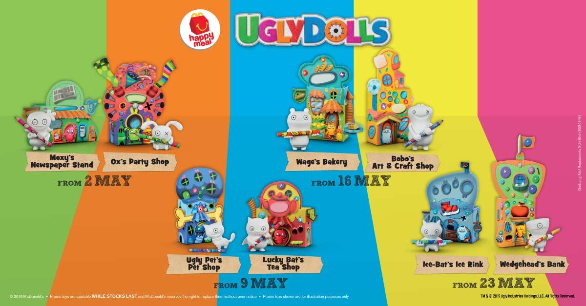 ugly dolls mcdonalds toys 2019