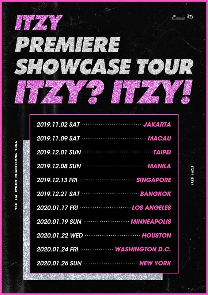 Kpop Girl Group ITZY To Bring 1st World Tour To 6 Asian Countries