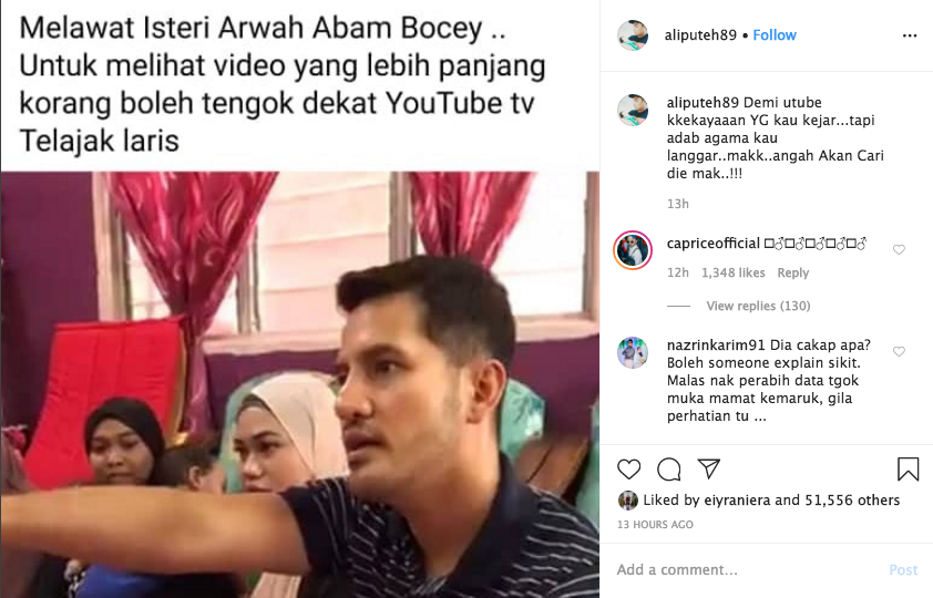 Dato Aliff Syukri Clarifies Story About Feud With Abam S Brother Ali Puteh Hype Malaysia