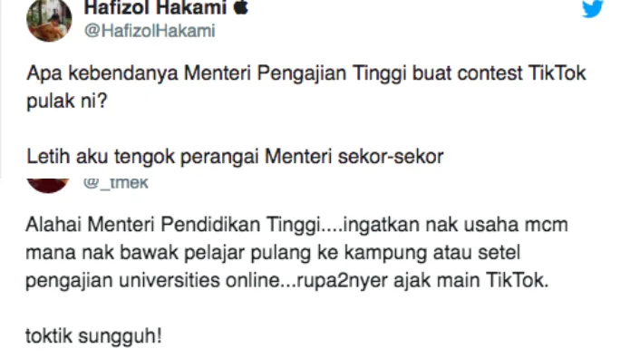 Higher Education Minister