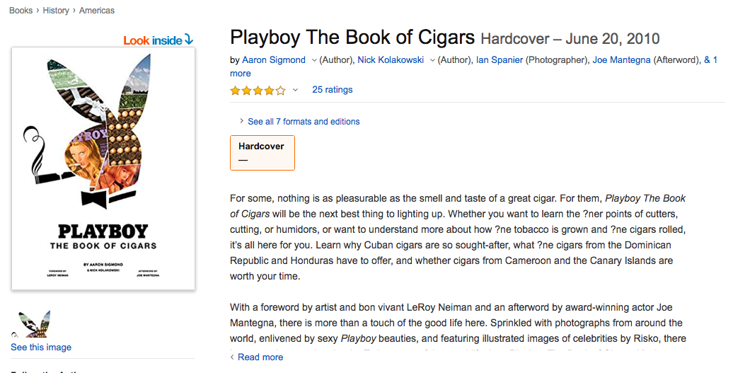 Playboy The Book of Cigars
