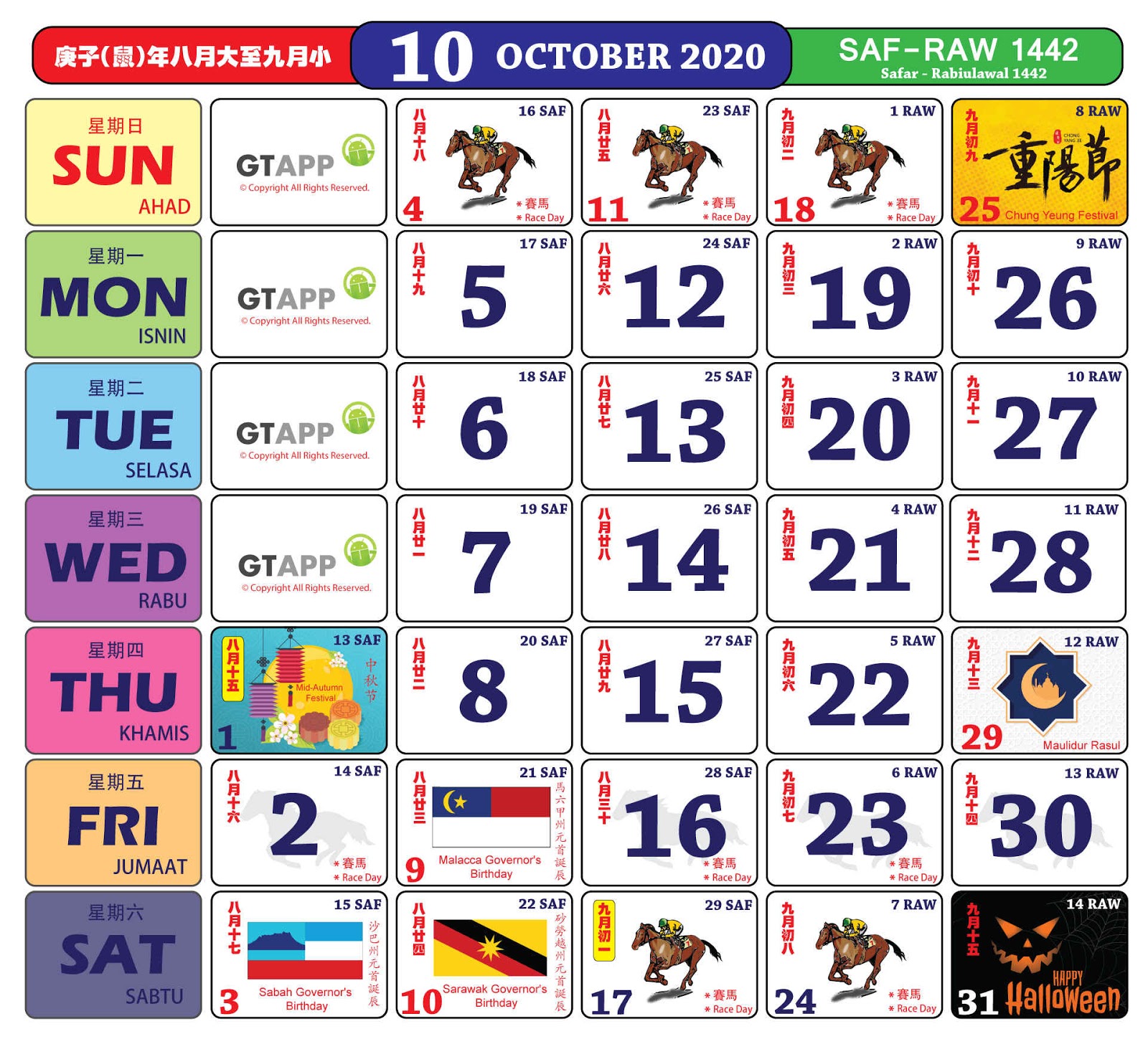 2020 Malaysian Calendar With Updated School Holidays Table - Hype MY