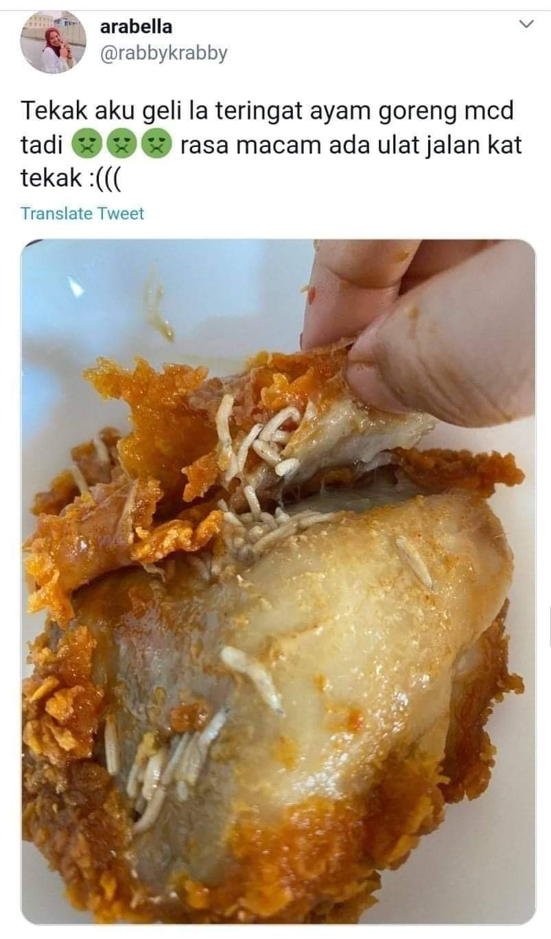 Twitter User Admits To Making False Claims About McDonald's Ayam Goreng