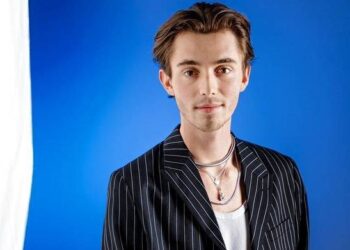 Greyson Chance poses for a photo in The Oklahoman studio in Oklahoma City, Okla. on Friday, March 6, 2020. [Chris Landsberger/The Oklahoman]