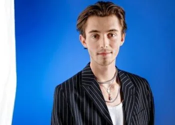 Greyson Chance poses for a photo in The Oklahoman studio in Oklahoma City, Okla. on Friday, March 6, 2020. [Chris Landsberger/The Oklahoman]