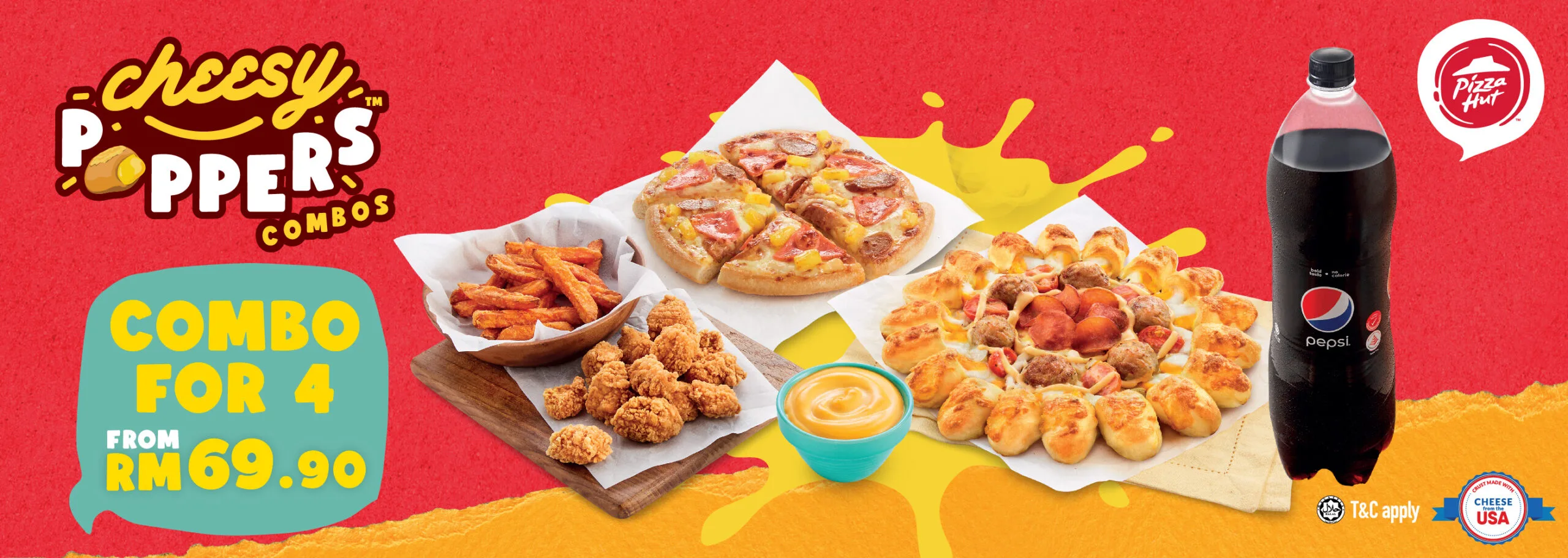 Cheesy Poppers Pizza