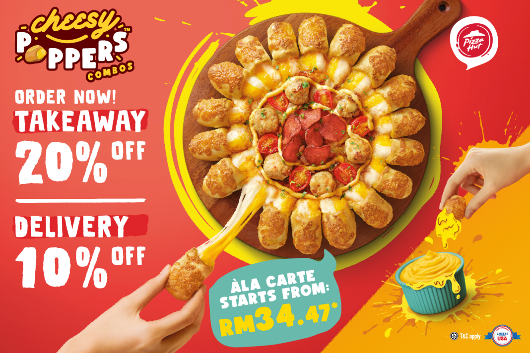 Keep The YearEnd Fun Alive With Pizza Hut's New Cheesy Poppers Pizza