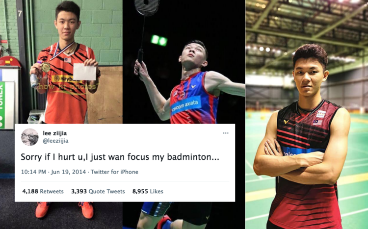 "Sorry, If I Hurt You": Lee Zii Jia's Tweet From 2014 Goes Viral - Hype Malaysia