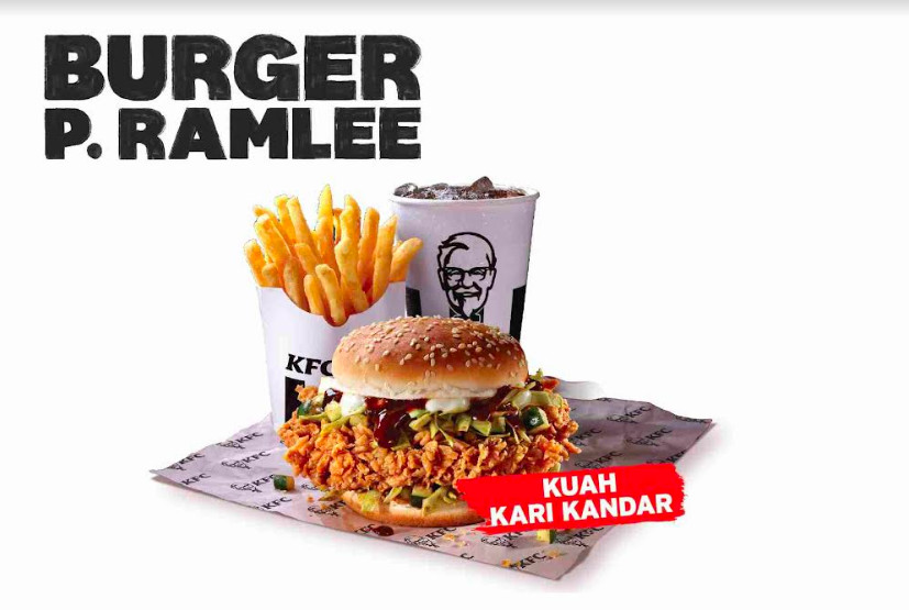 P ramlee burger KFC Menawarkan