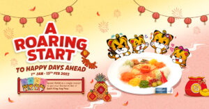 Sushi King Brings Roarsome Days Ahead With Their Yee Sang & CNY Giveaway Worth RM528,888!