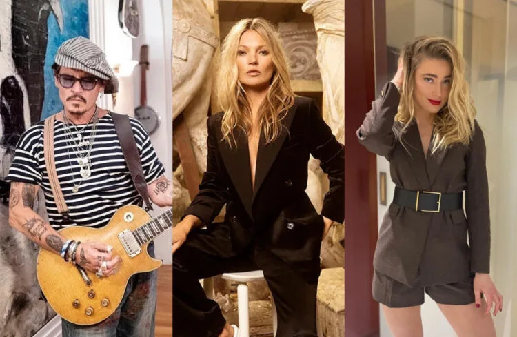 SOURCE: INSTAGRAM @JOHNNYDEPP @JIMMYCHOO @AMBERHEARD