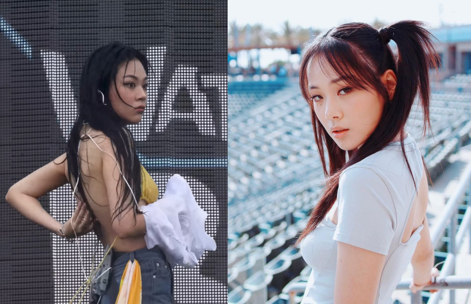 Video) K-pop Singer BIBI Almost Had A Nip Slip During Waterbomb 2022  Performance - Hype MY