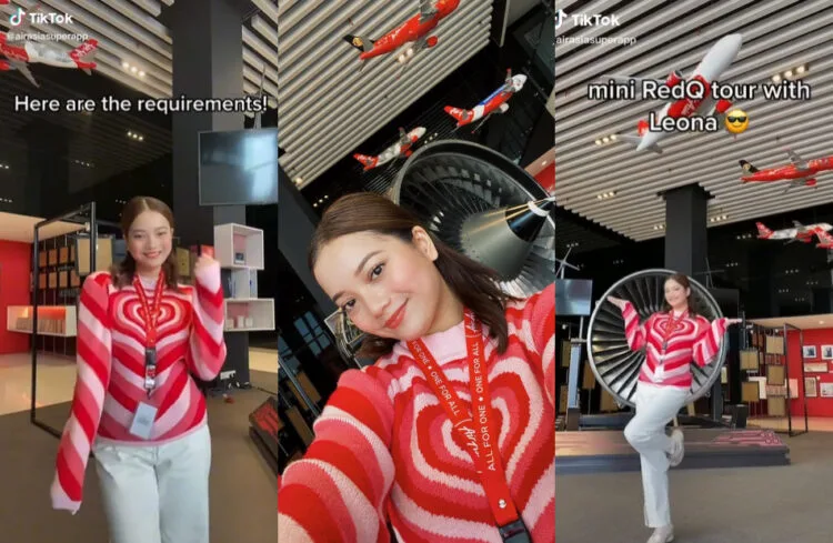 SOURCE: TIKTOK @AIRASIASUPERAPP, INSTAGRAM @KASIHIRISLEONA