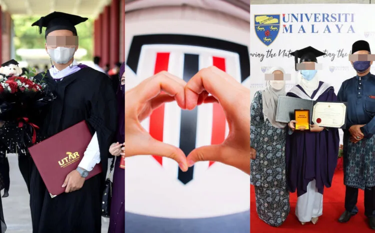 Sources: Facebook/Universiti Tunku Abdul Rahman (UTAR)/Universiti Malaya/Taylor's University