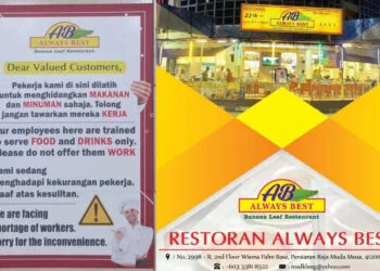 SOURCE: FB/@RESTAURANTALWAYSBEST/@ALFREDSAMUALMARIYARAS