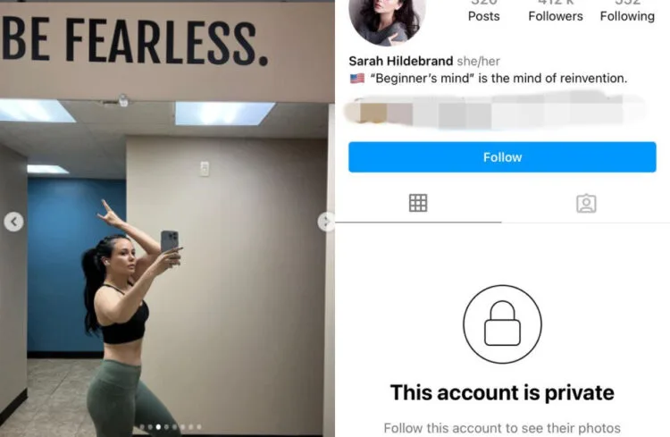 SOURCE: INSTAGRAM @SARAHHILDEBRAND