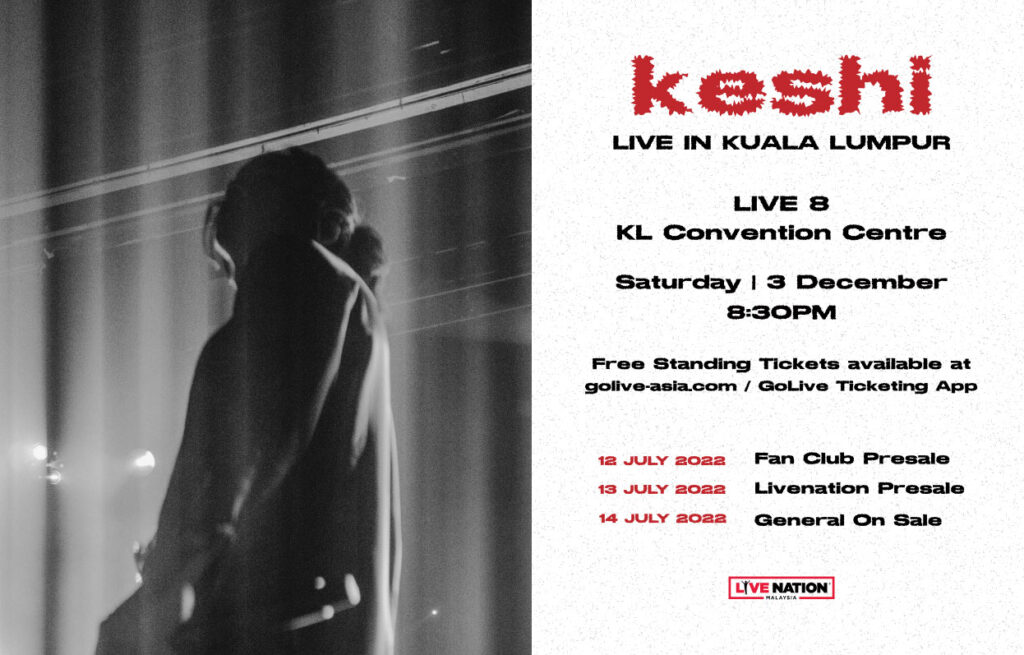 keshi Announces Asia Tour; Kuala Lumpur Concert Tickets Revealed Hype
