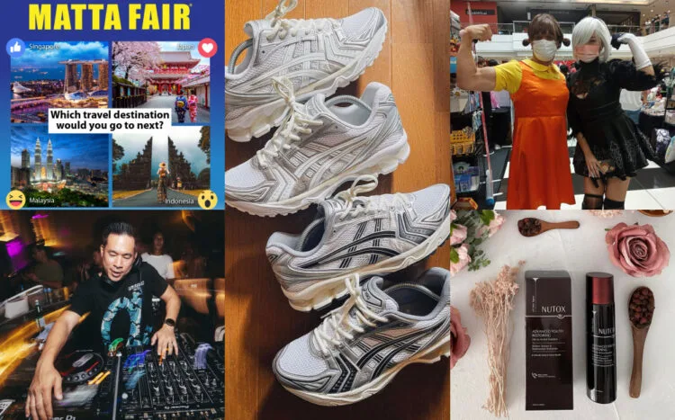 SOURCES: FACEBOOK.COM/MATTA FAIR KL, FACEBOOK.COM/VICTOR G, FACEBOOK.COM/SNEAKERLAH, FACEBOOK.COM/LOL COSPLAY MALAYSIA